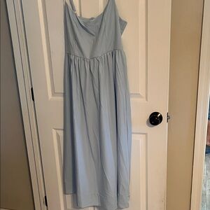 Elegant Light Blue Women's Dress